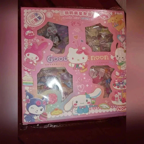 BRAND NEW 100 CT hello kitty and friends stickers (#935) - Picture 3 of 4